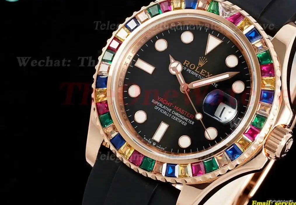 Dot Gem 126695 Weight) KF VR3235(Gain RG Yacht-Master Black Wrapped 42mm RU 0422